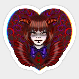 Little Devil San Valentin Sticker
